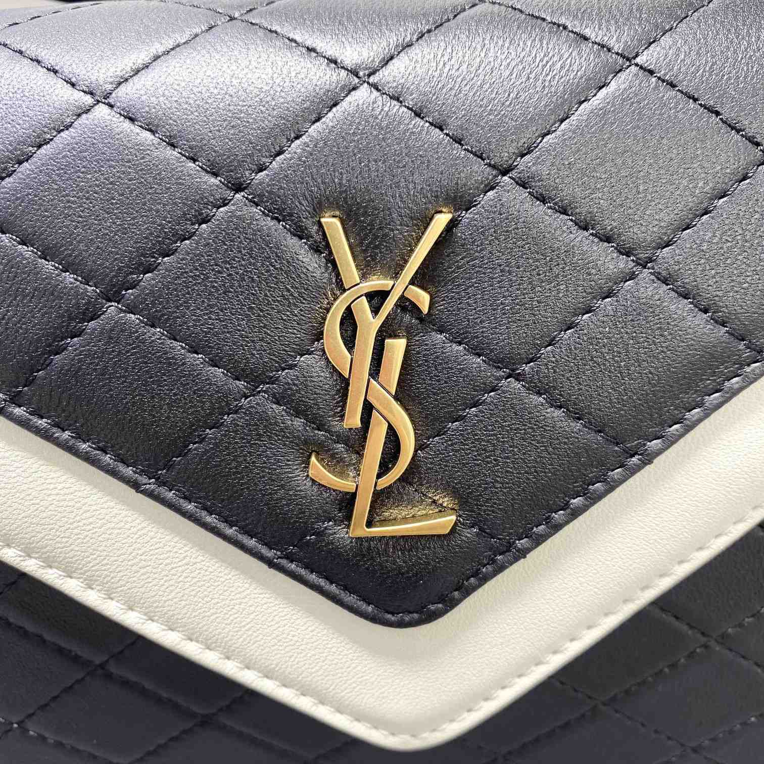 Saint Laurent Gaby Mini Satchel In Quilted Lambskin - FashionPlug