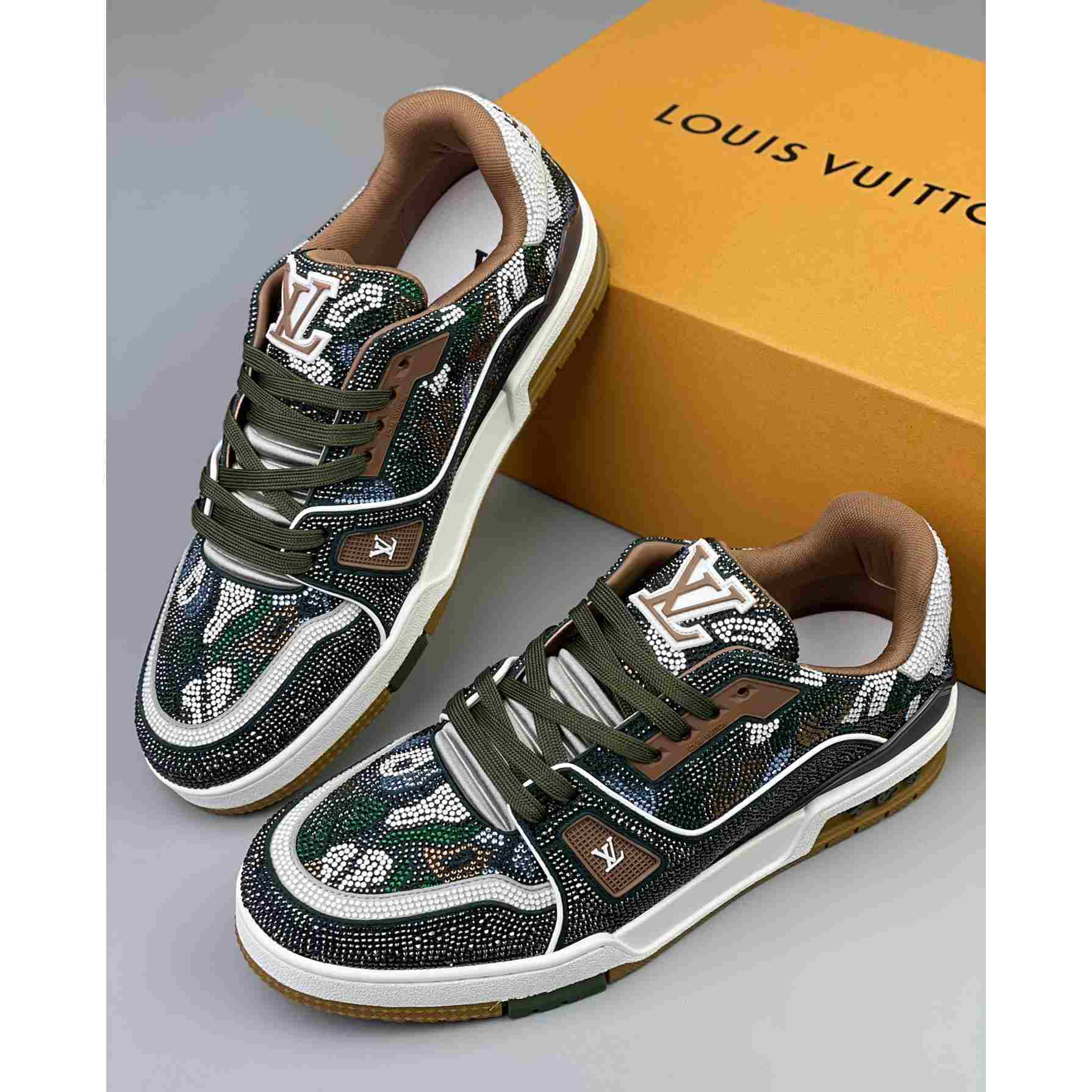 Louis Vuitton LV Trainer Sneaker    (Upon UK Size)   1AARH2 - FashionPlug