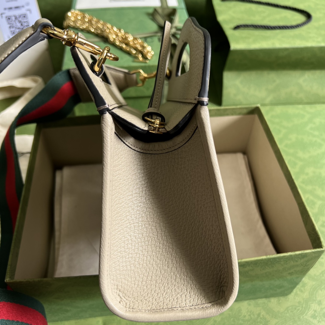 Gucci Ophidia GG Small Tote(25.5-19-10cm) - FashionPlug