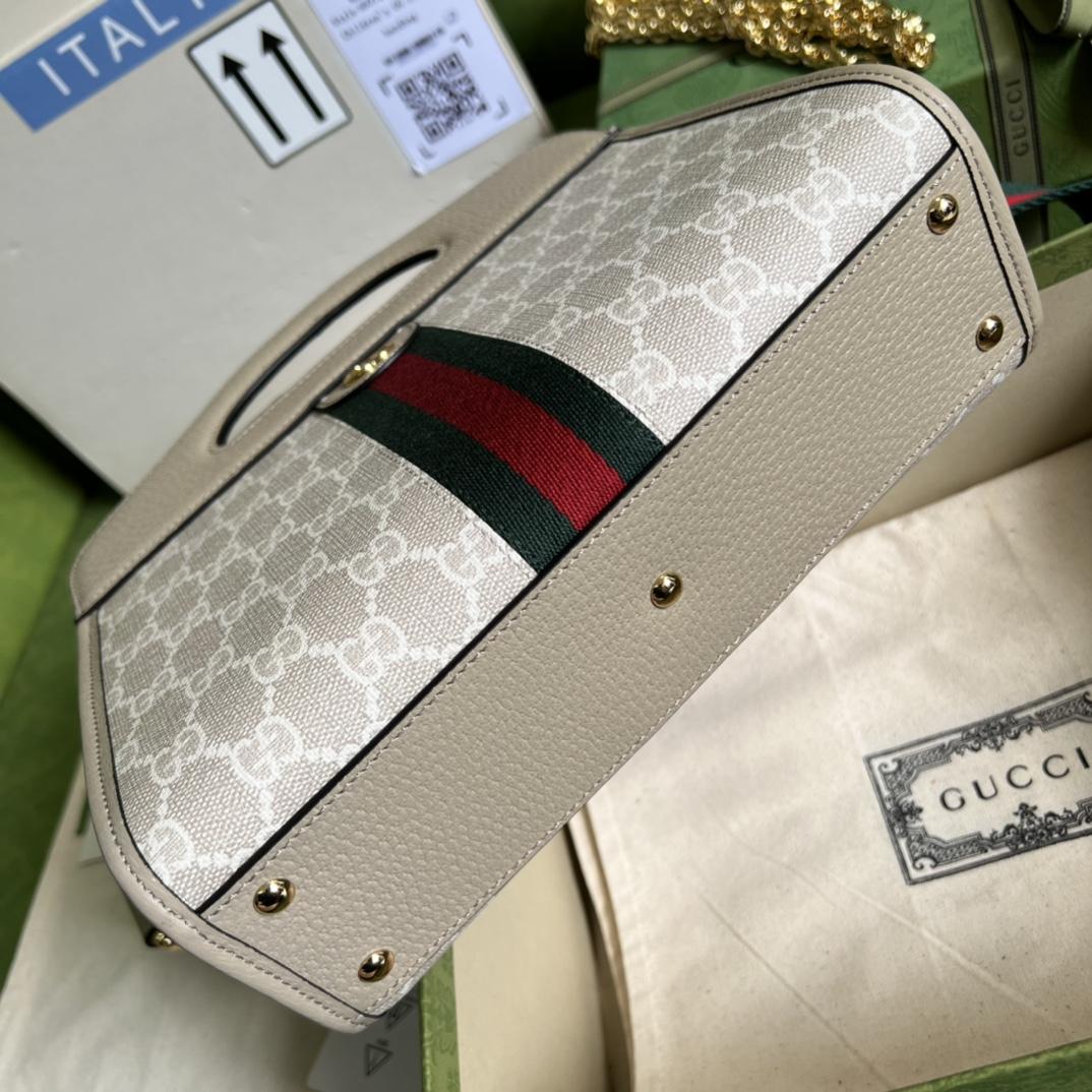 Gucci Ophidia GG Small Tote(25.5-19-10cm) - FashionPlug