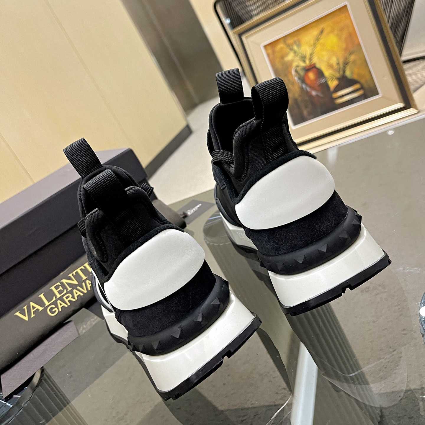 Valenti Netrunner Fabric And Suede Sneaker - FashionPlug
