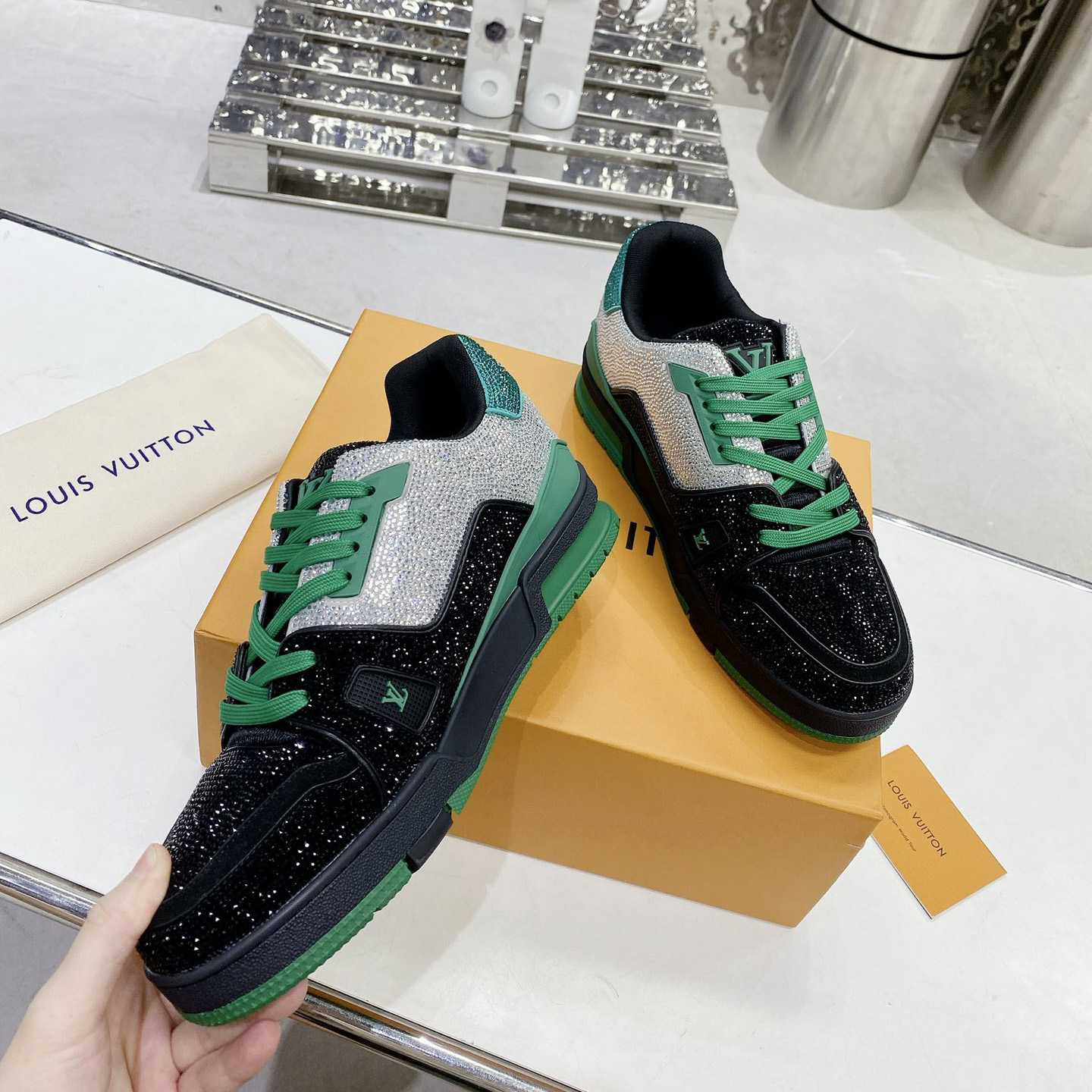 Louis Vuitton LV Trainer Sneaker        - FashionPlug