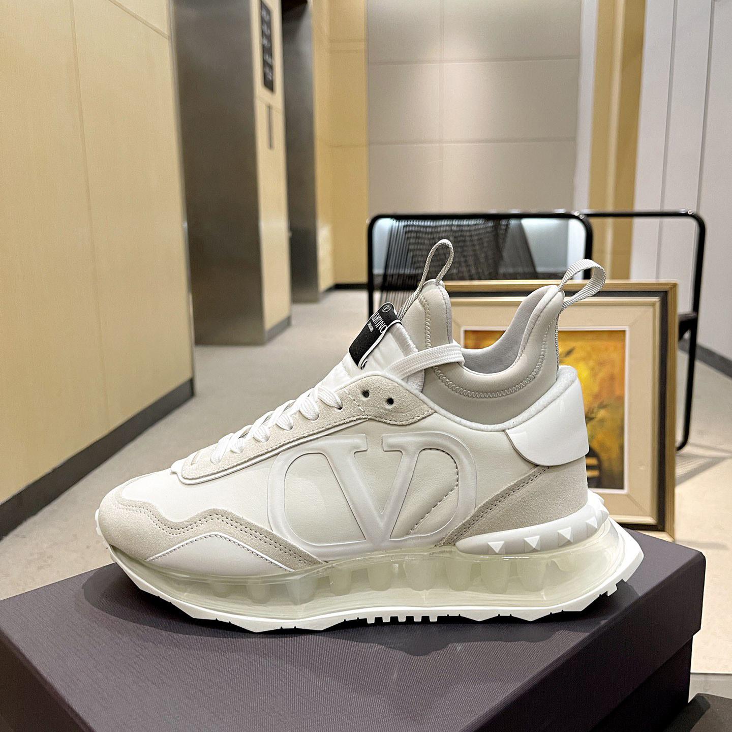 Valenti Netrunner Fabric And Suede Sneaker - FashionPlug