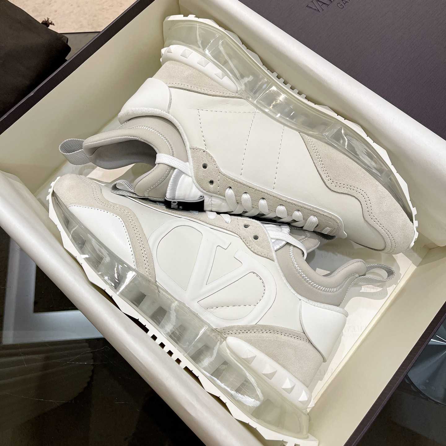 Valenti Netrunner Fabric And Suede Sneaker - FashionPlug