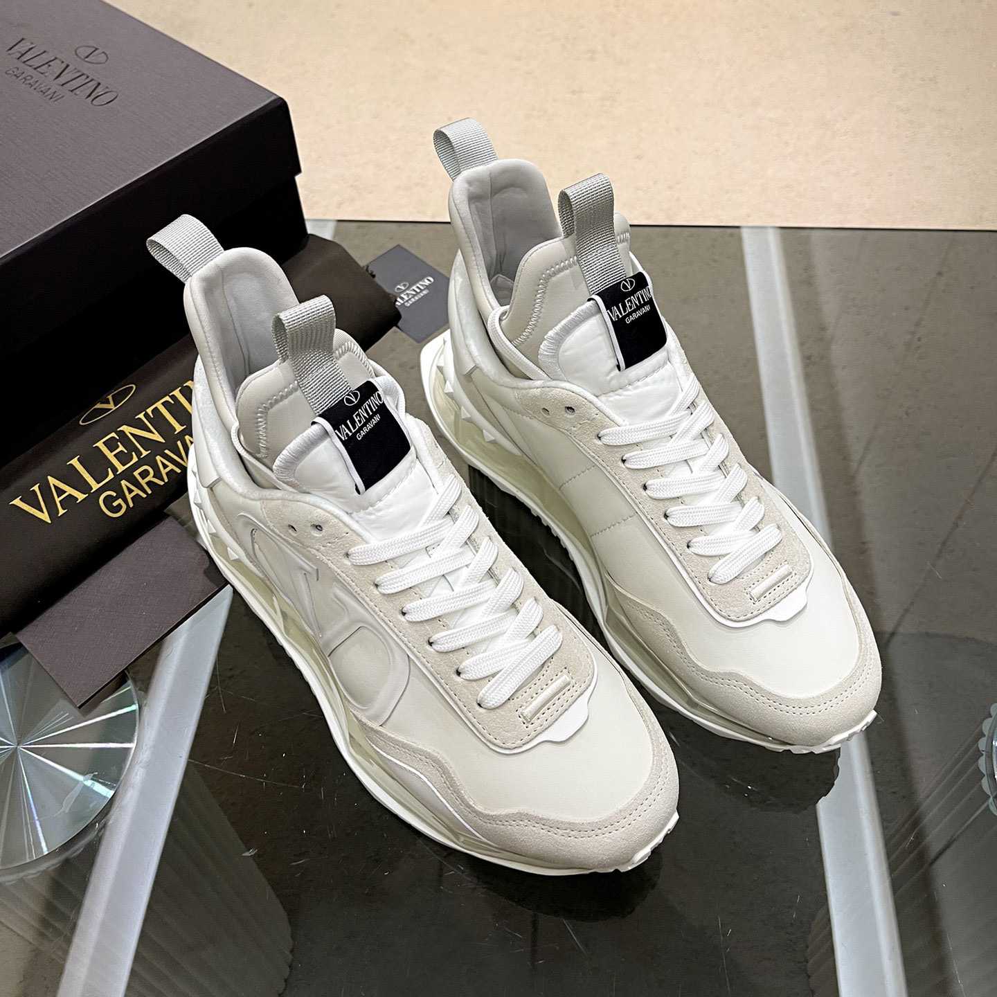 Valenti Netrunner Fabric And Suede Sneaker - FashionPlug