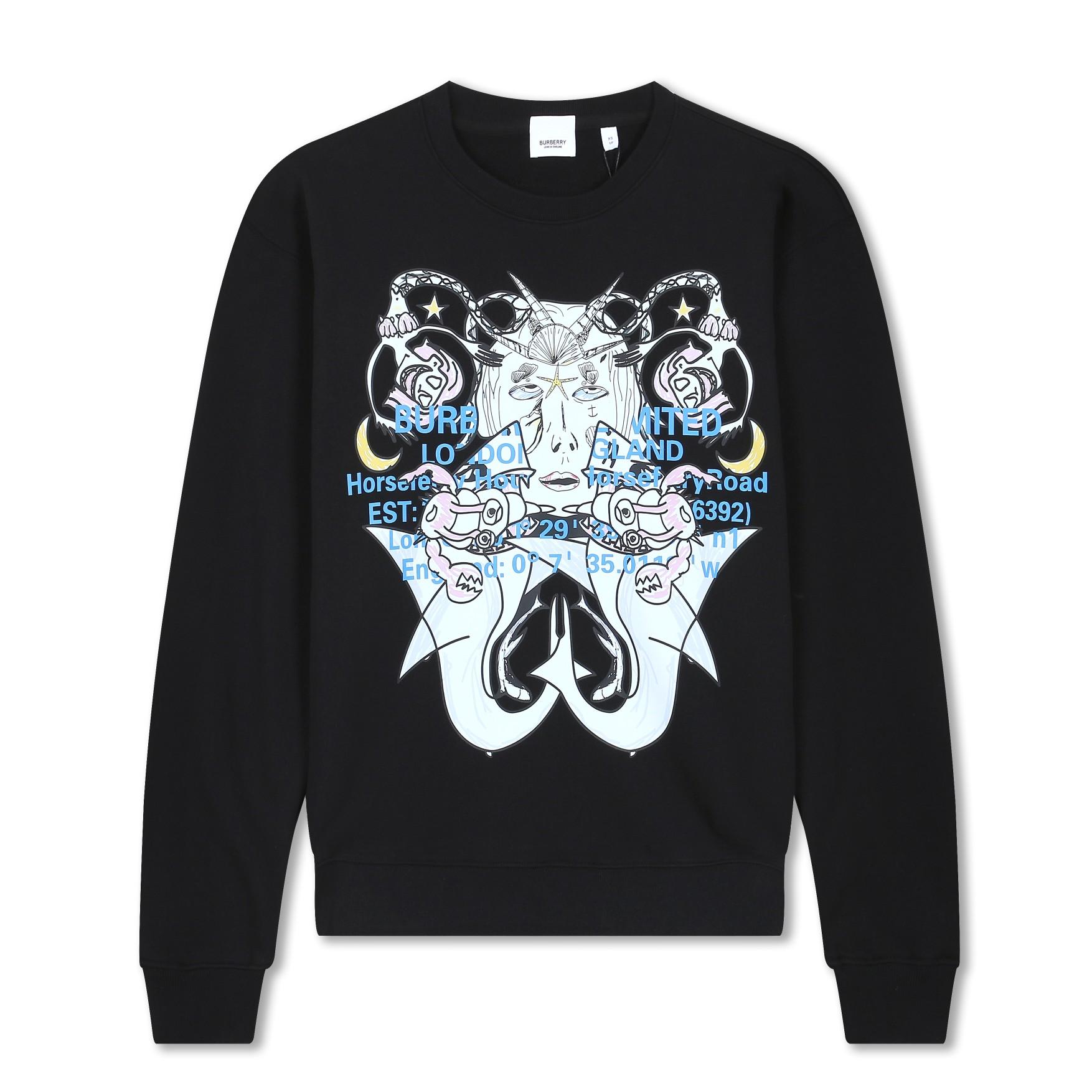 Burberry Cotton Sweatshirt - FashionPlug