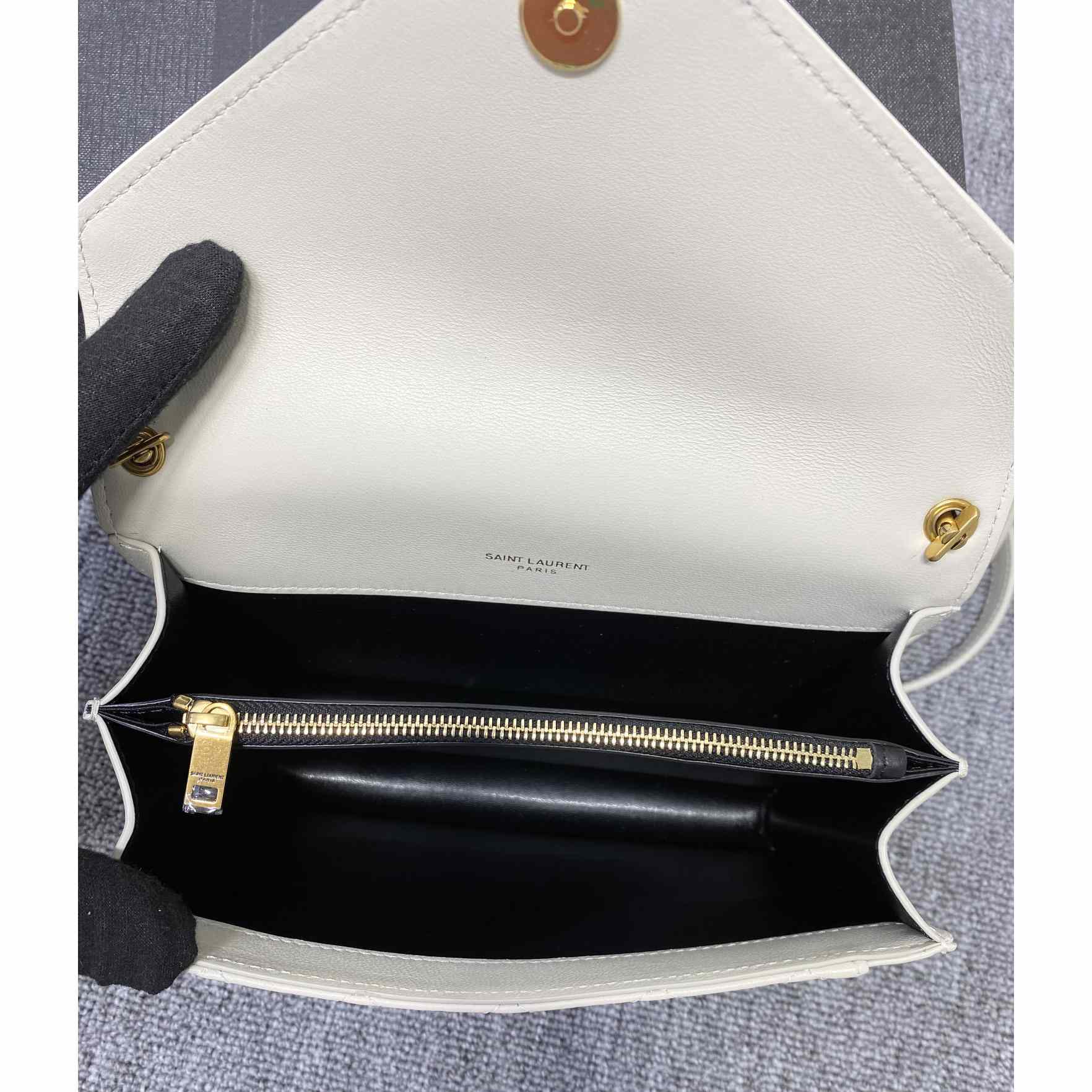 Saint Laurent Gaby Mini Satchel In Quilted Lambskin - FashionPlug