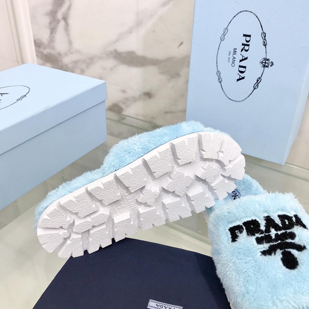 Prada Terry Cloth Slides - FashionPlug