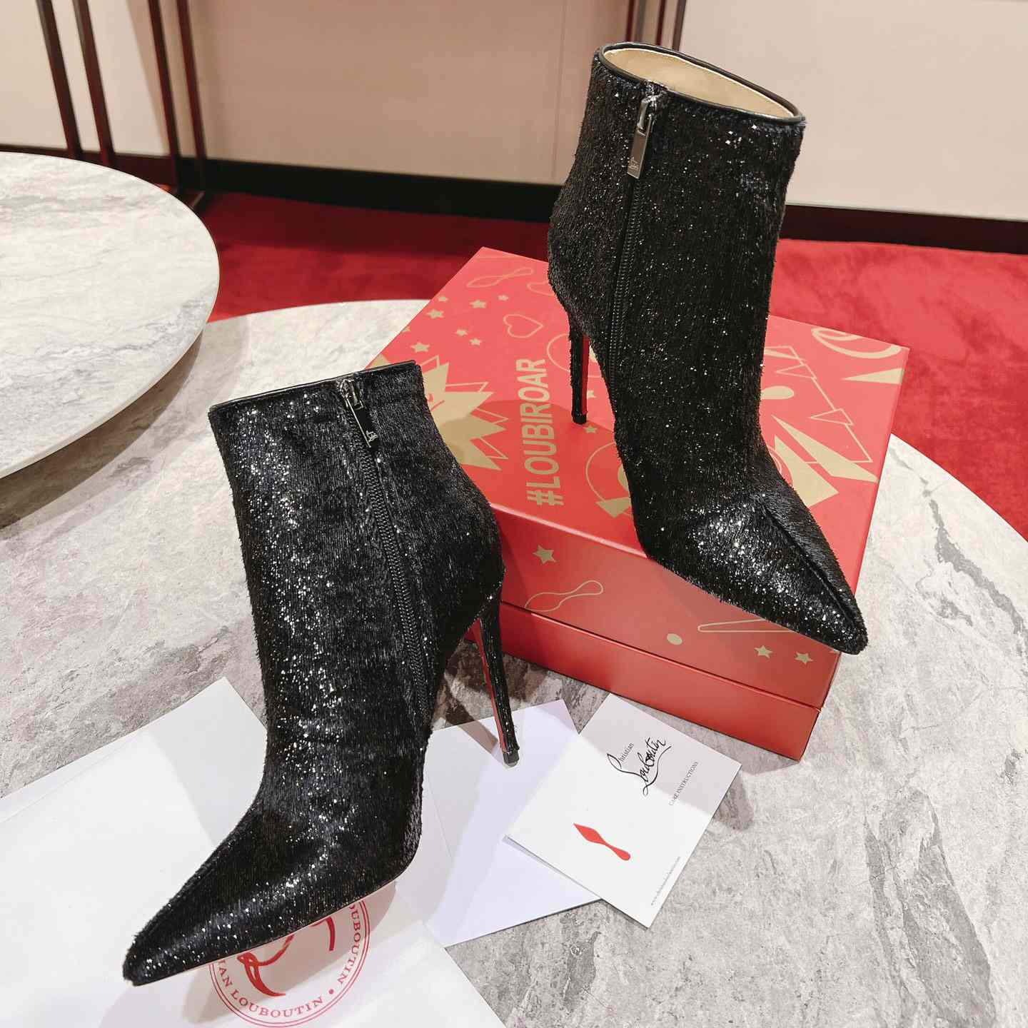Christian Louboutin So Kate Booty Ankle Boot   100mm - FashionPlug