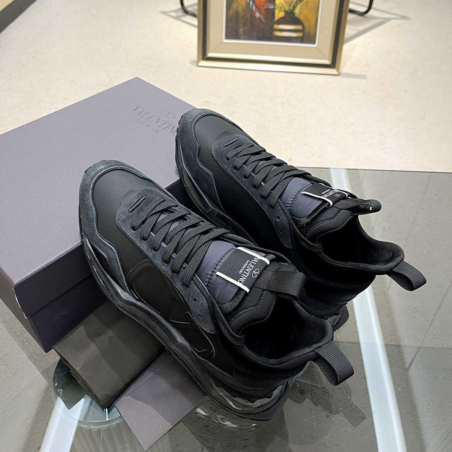 Valenti Netrunner Fabric And Suede Sneaker - FashionPlug