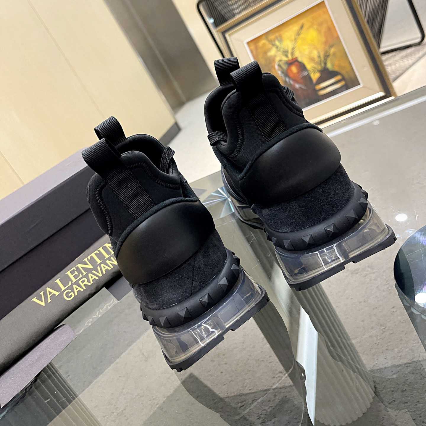 Valenti Netrunner Fabric And Suede Sneaker - FashionPlug