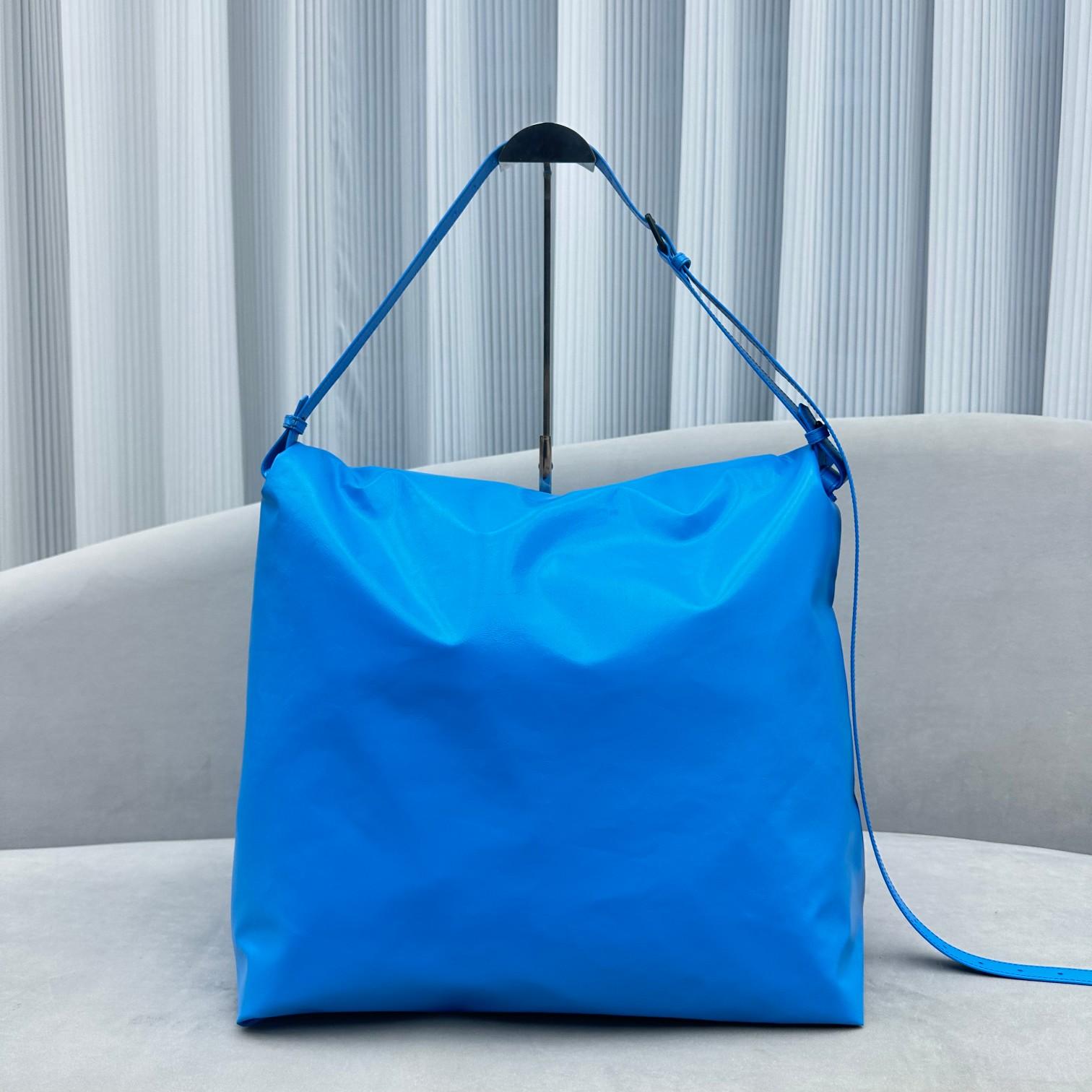 Balenciaga Trash Bag Large Pouch In Blue(37-40-52cm) - FashionPlug