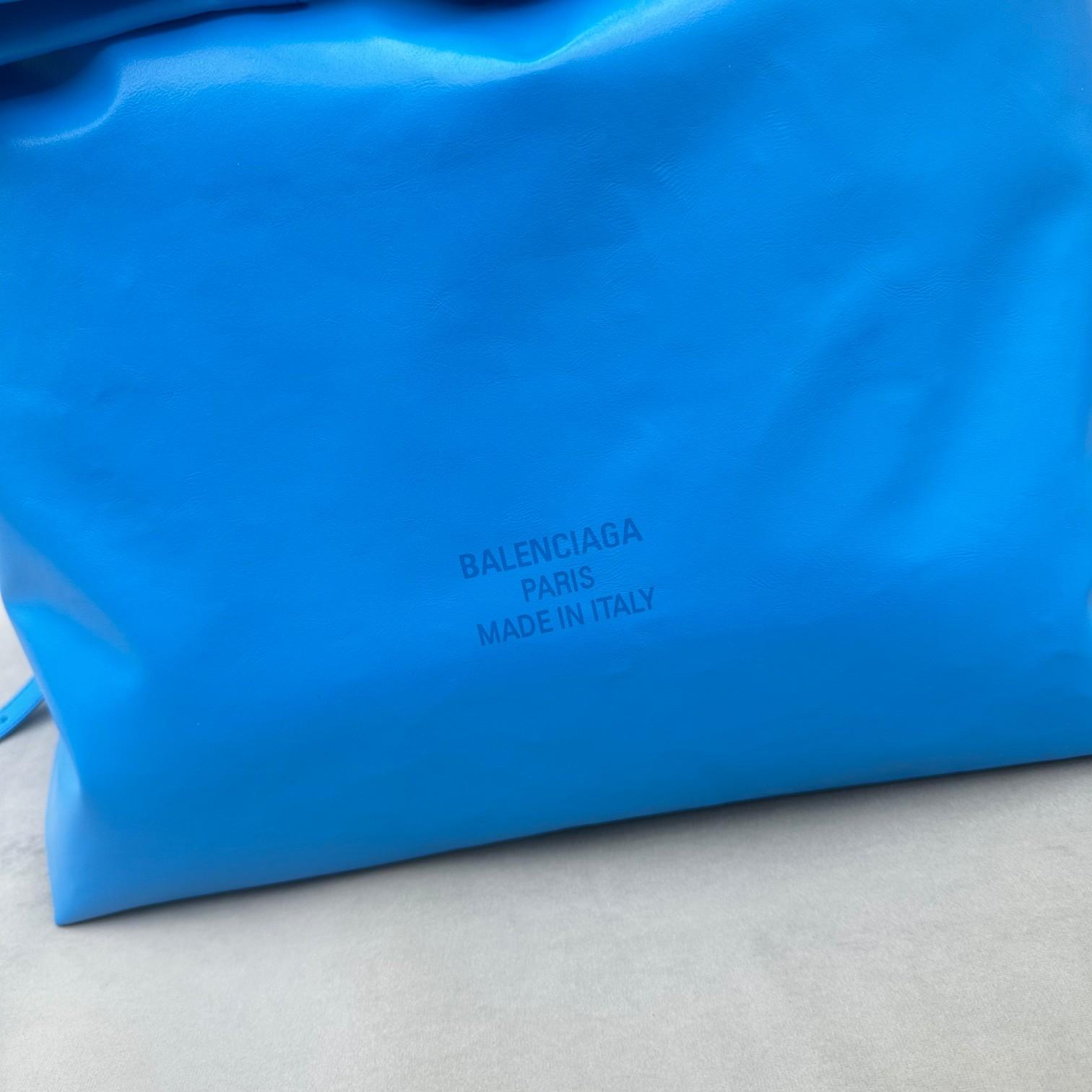 Balenciaga Trash Bag Large Pouch In Blue(37-40-52cm) - FashionPlug