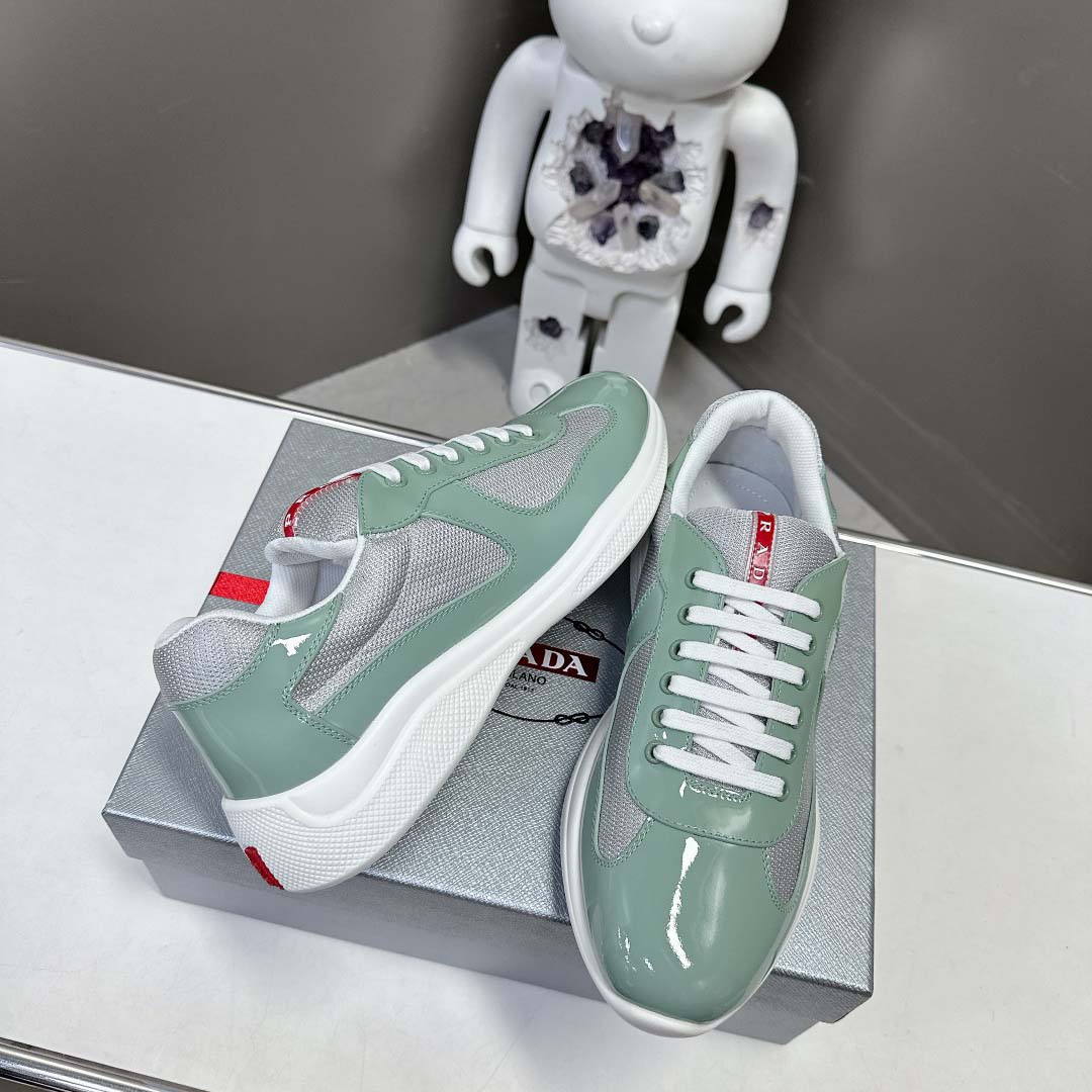 Prada Male America's Cup Sneaker  - FashionPlug