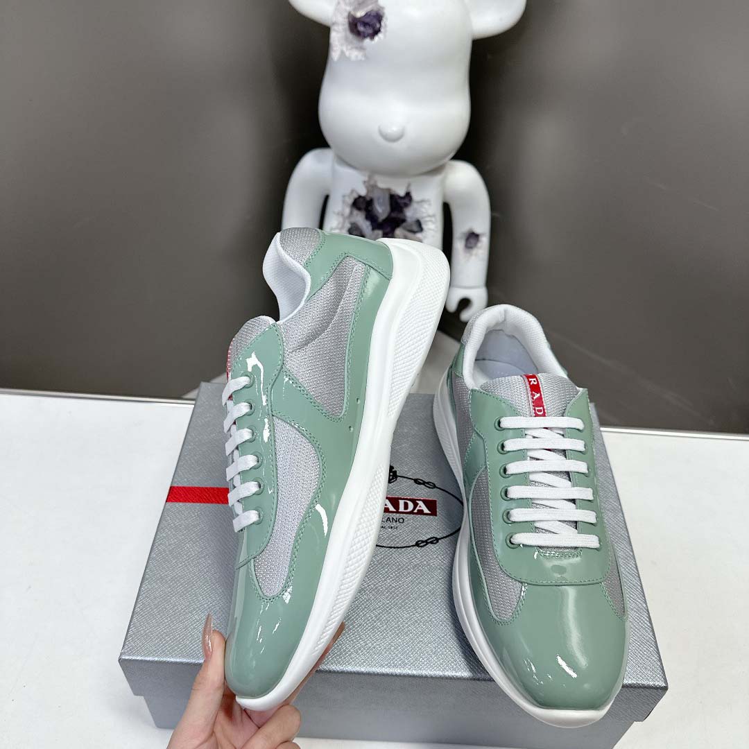 Prada Male America's Cup Sneaker  - FashionPlug