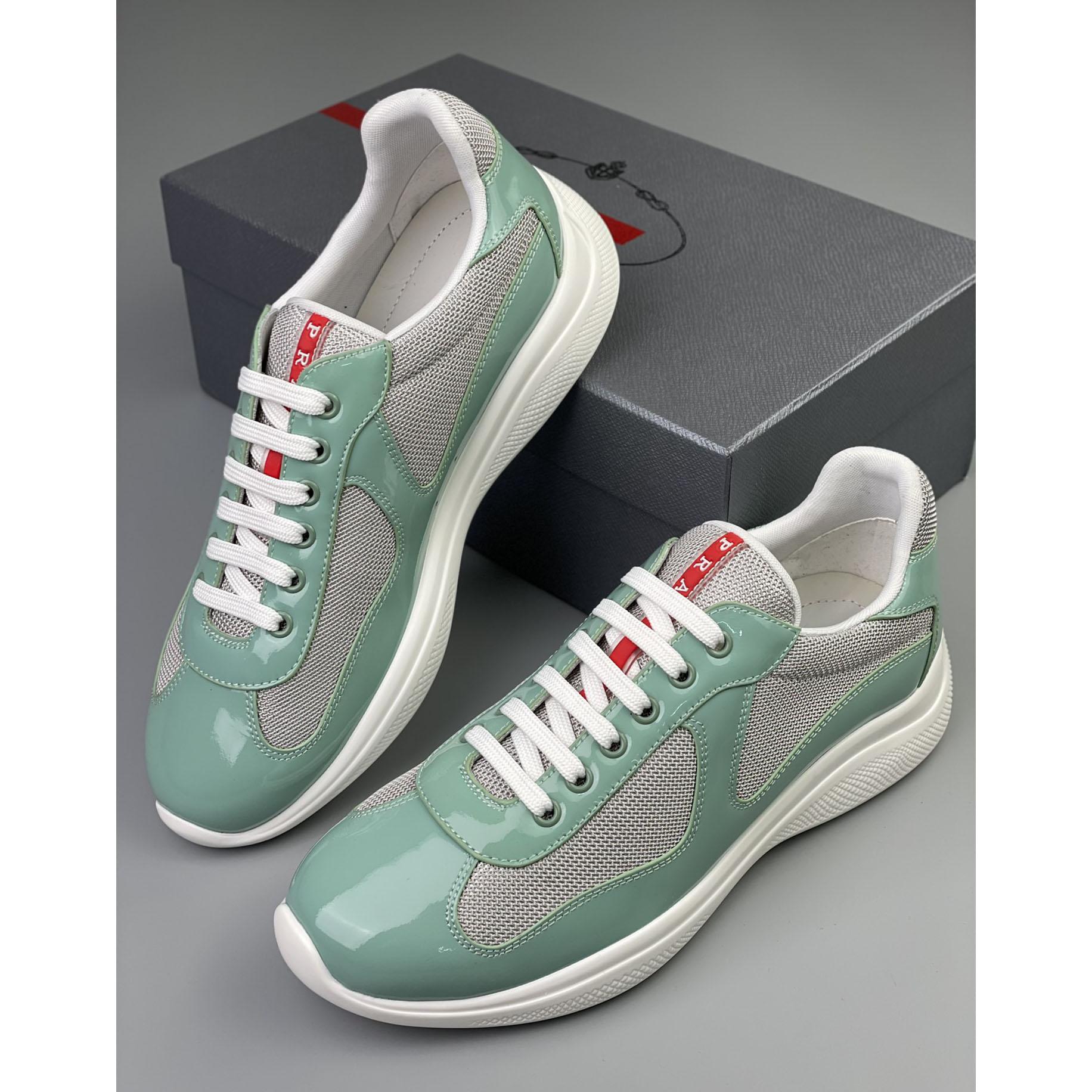 Prada Male America's Cup Sneaker  - FashionPlug