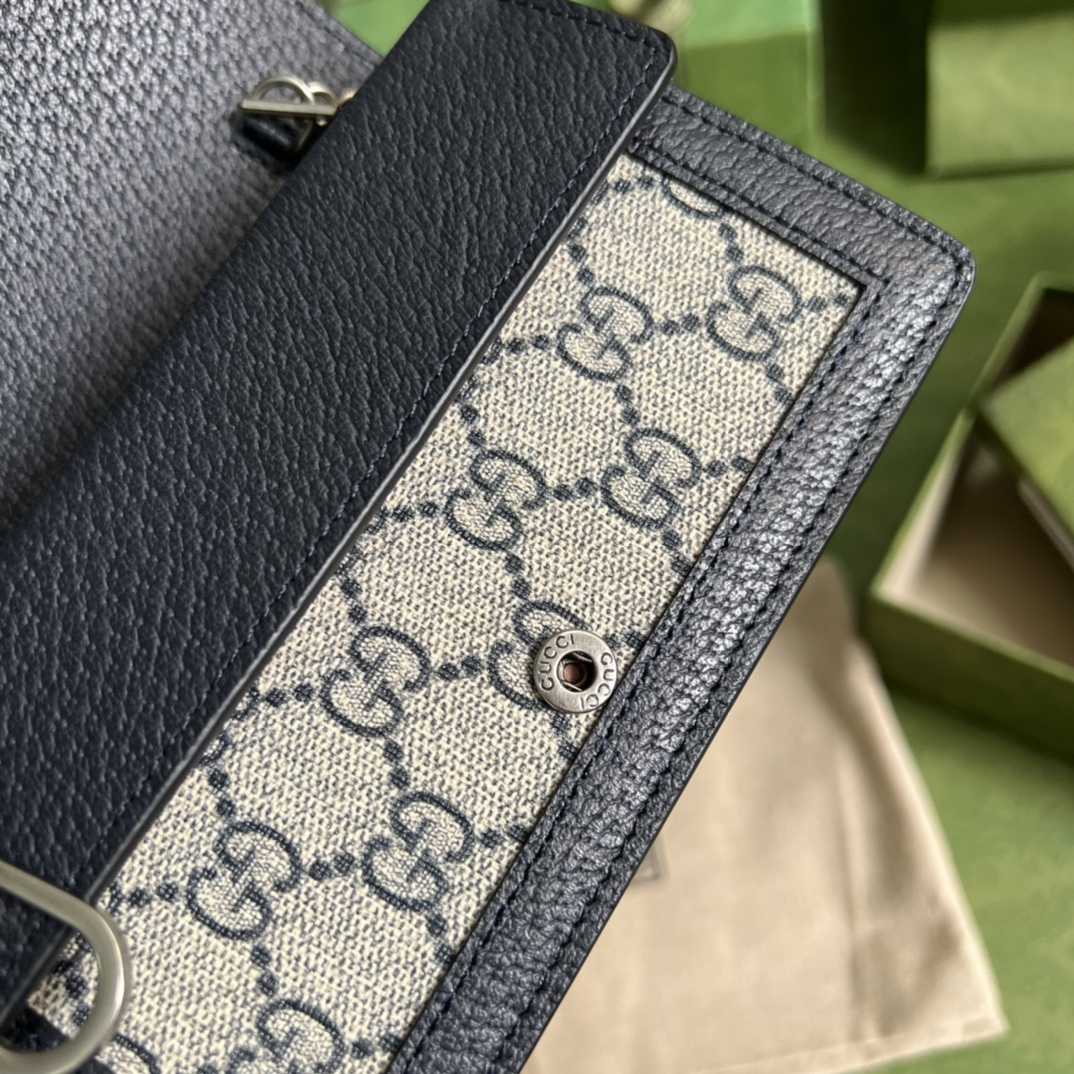 Gucci Dionysus Leather Super Mini Bag(16.5-10-4.5cm)    - FashionPlug