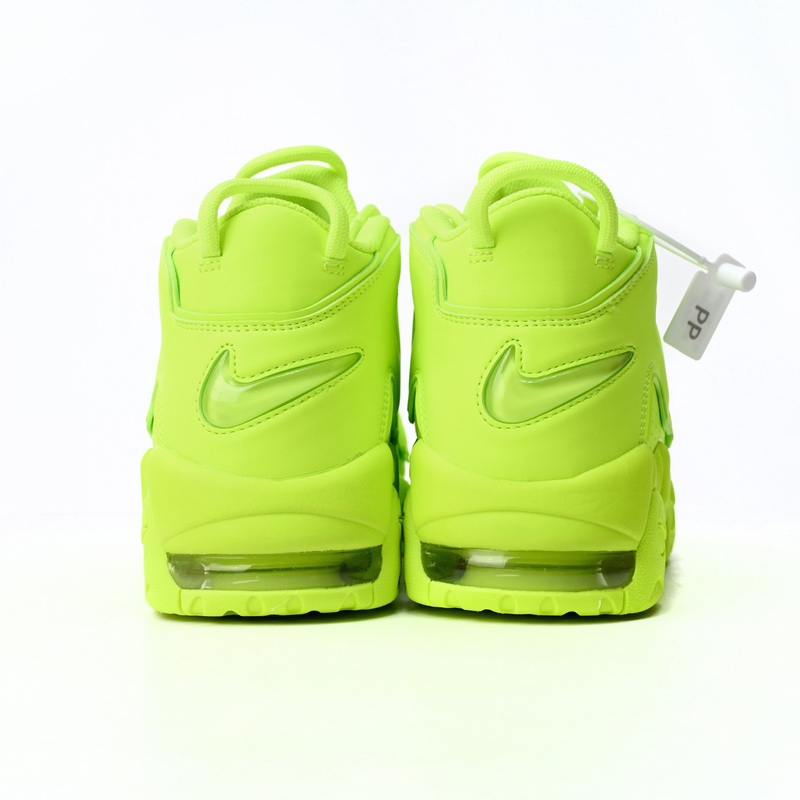 Air More Uptempo Fluorescent Green Sneaker     DX1790-700  - FashionPlug