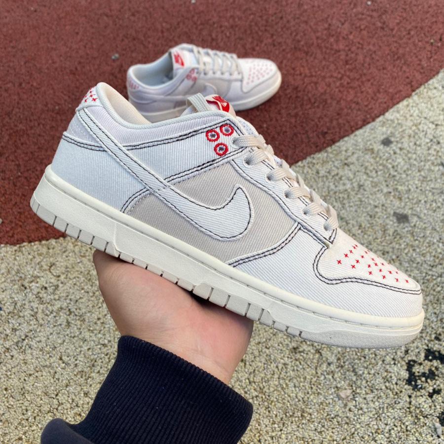 Nike Dunk Low “Light Orewood Brown” Sneakers       dv0834-100 - FashionPlug