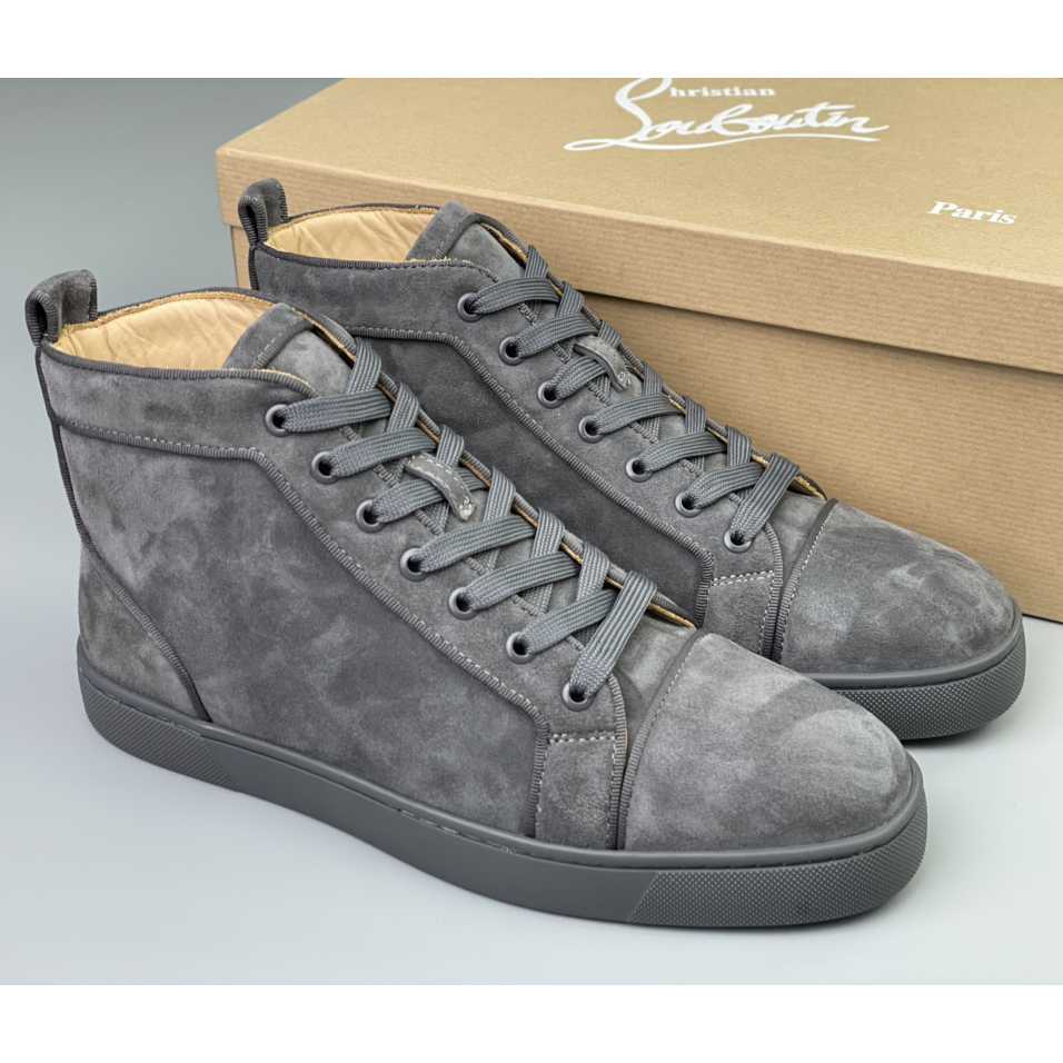Christian Louboutin Louis Junior High-Top Sneaker - FashionPlug