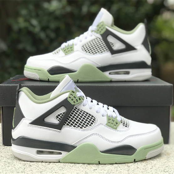 Air Jordan 4 WMNS “Seafoam”Sneakers  AQ9129-103 - FashionPlug