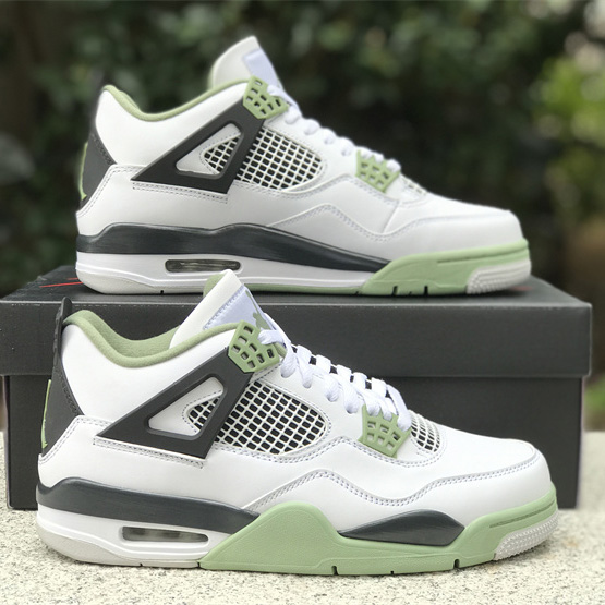 Air Jordan 4 WMNS “Seafoam”Sneakers  AQ9129-103 - FashionPlug