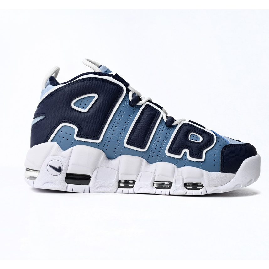 Nike Air More Uptempo Blue and Black Chara Cters Sneaker     415082-404  - FashionPlug