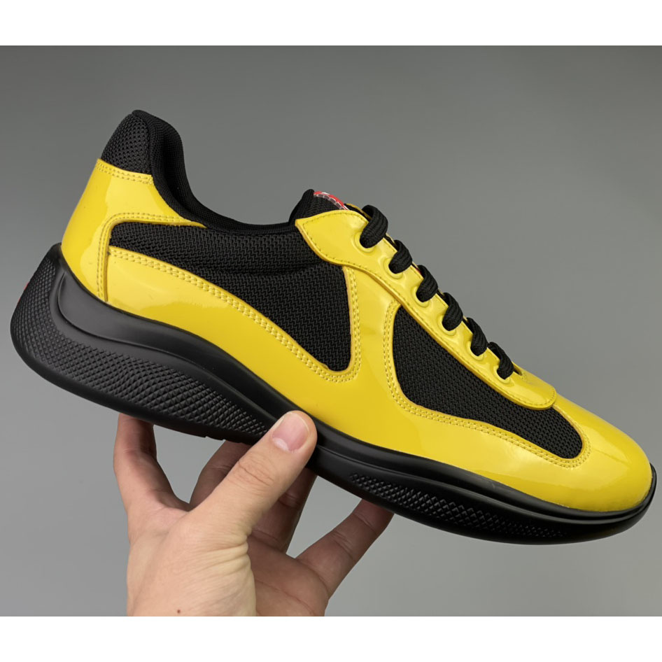 Prada Male America's Cup Sneaker  - FashionPlug