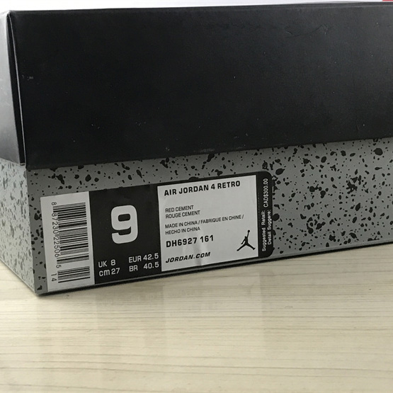 Air Jordan 4 “Red Cement” Sneakers     DH6927-161 - FashionPlug