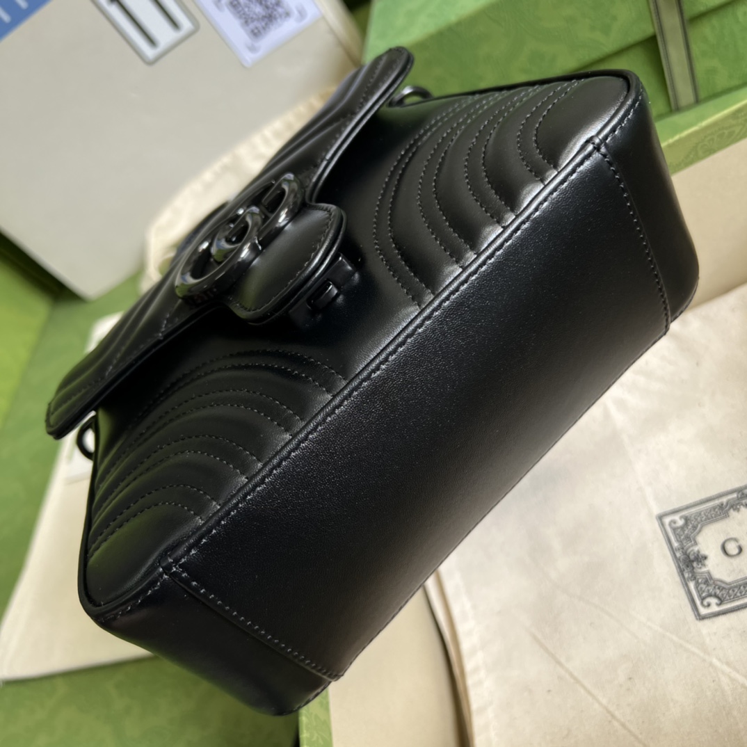 Gucci GG Marmont Mini Top Handle Bag(21-15..5-8cm) - FashionPlug