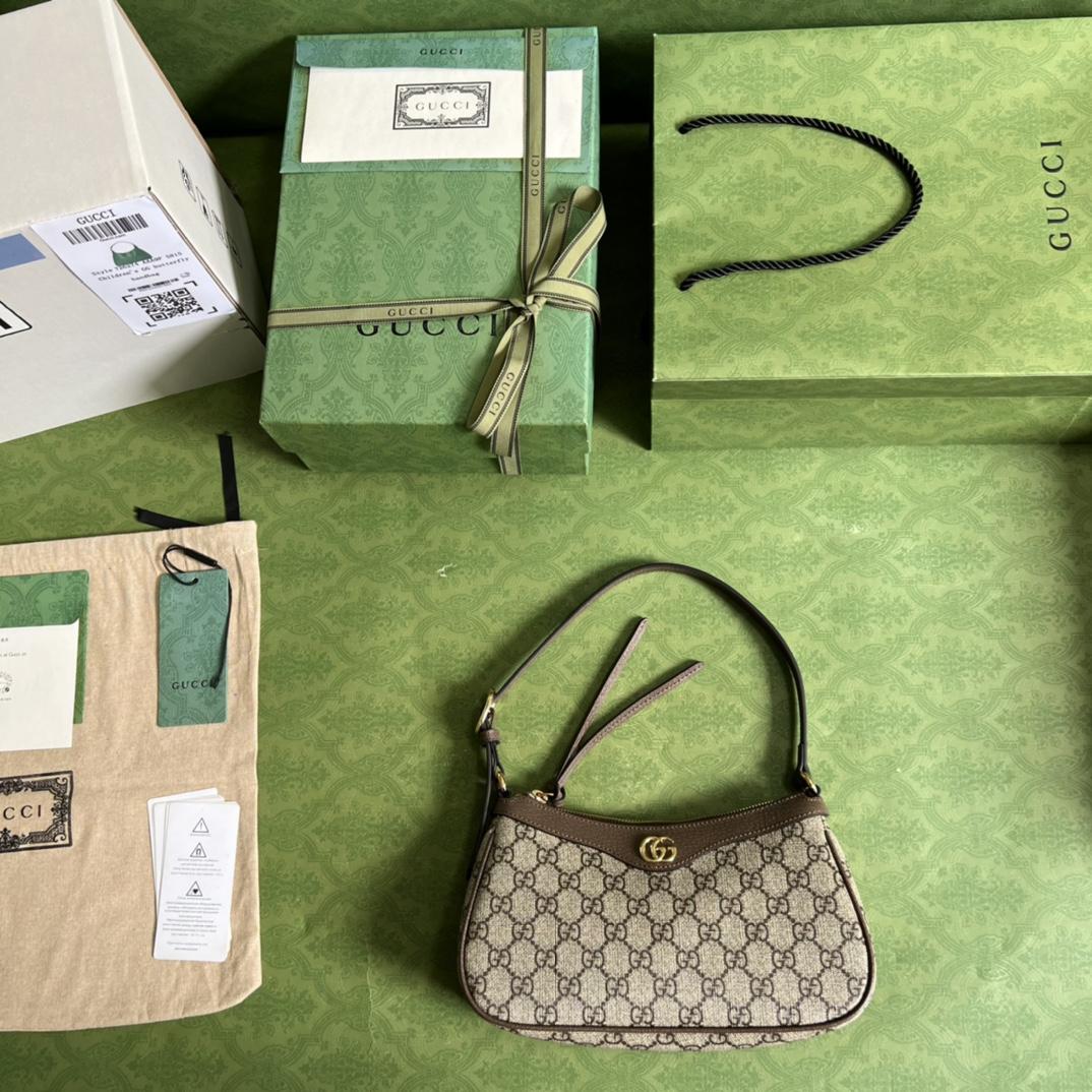 Gucci Ophidia GG Small Handbag(25*15*6.5cm) - FashionPlug