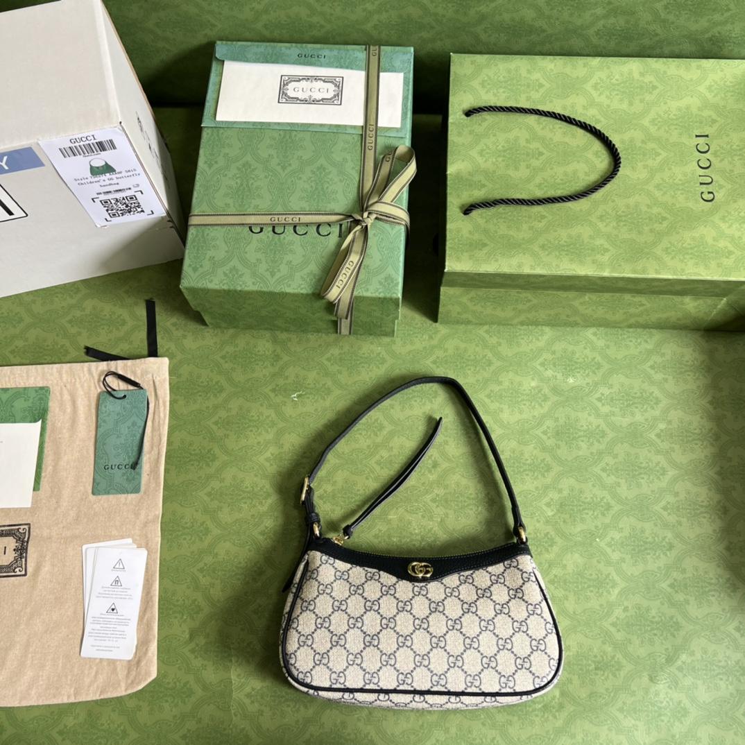 Gucci Ophidia GG Small Handbag(25*15*6.5cm) - FashionPlug
