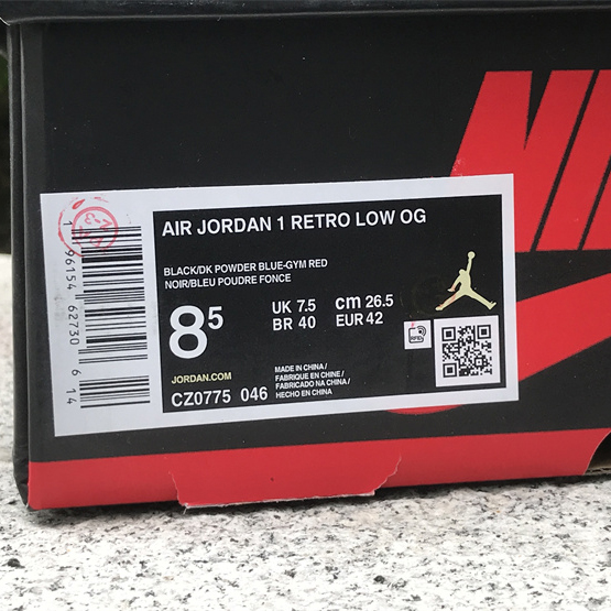 Air Jordan 1 Low OG WMNS “UNC to Chicago” Sneaker      CZ0775-046  - FashionPlug