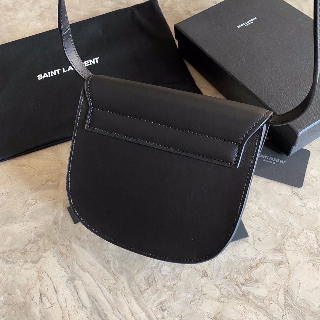 Saint Laurent Kaia Small Satchel In Smooth Leather - FashionPlug