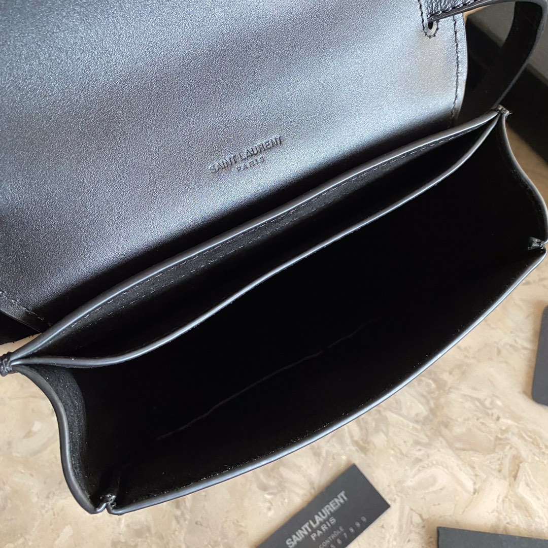 Saint Laurent Kaia Small Satchel In Smooth Leather - FashionPlug