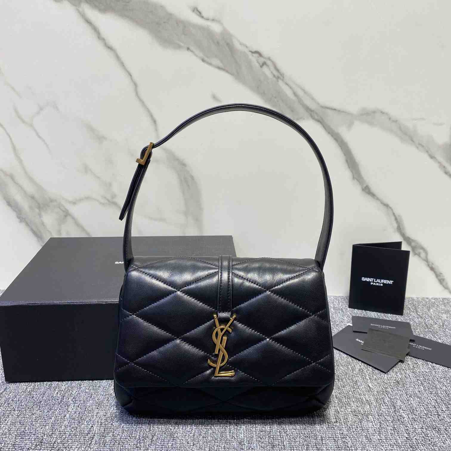 Saint Laurent Le 57 Hobo Bag In Quilted Lambskin - FashionPlug