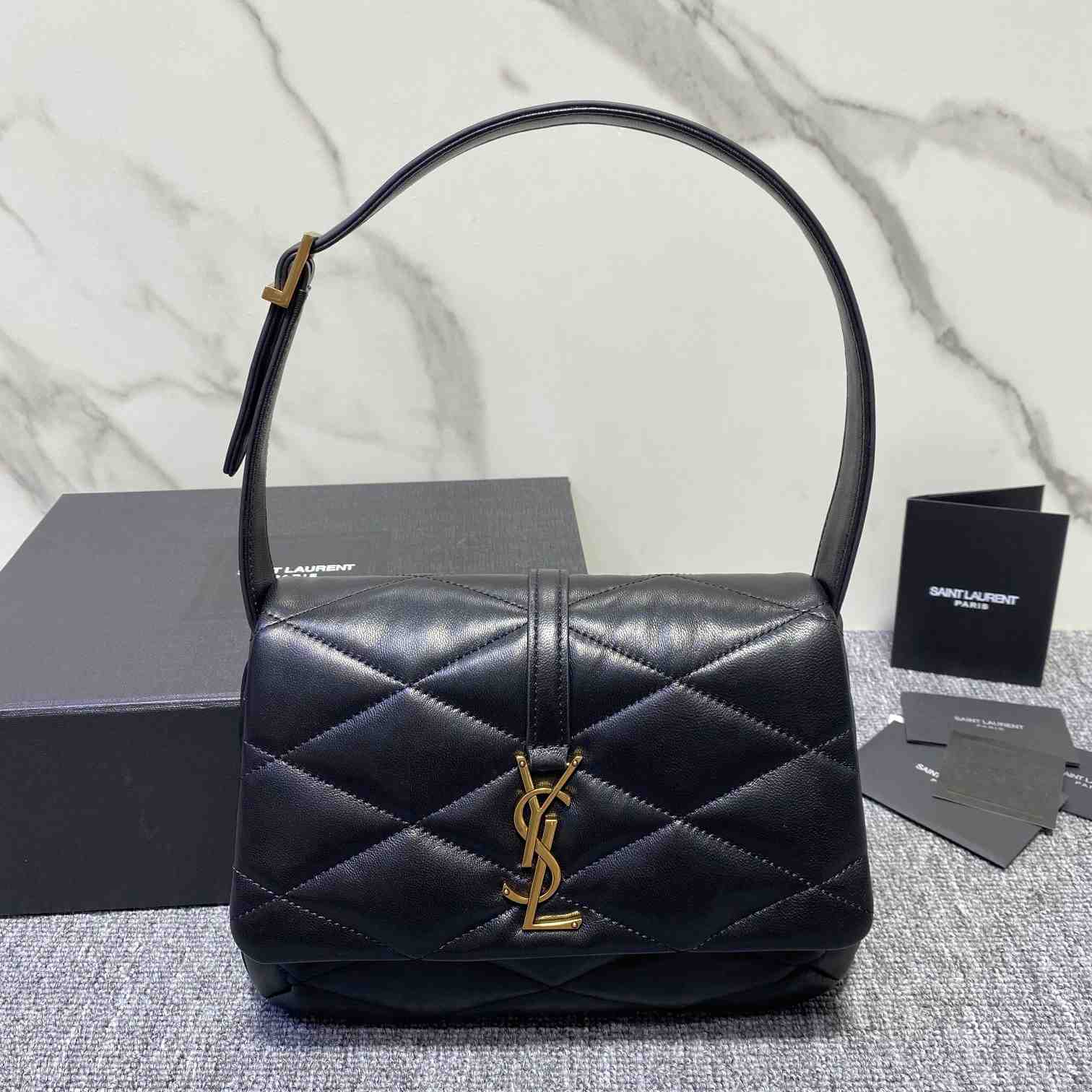 Saint Laurent Le 57 Hobo Bag In Quilted Lambskin - FashionPlug