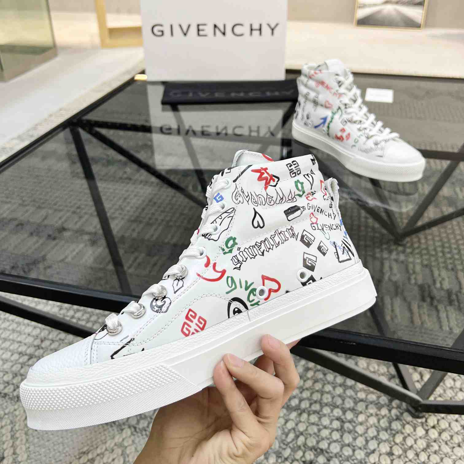 Givenchy City High Top Sneaker - FashionPlug