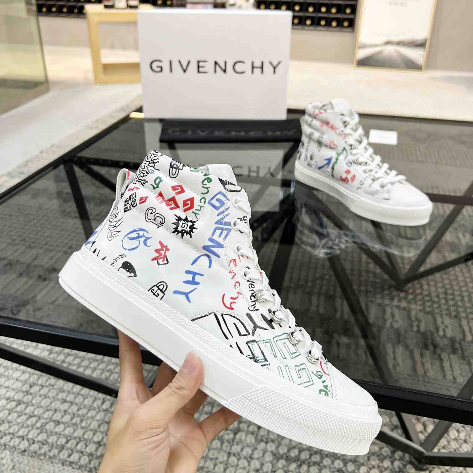 Givenchy City High Top Sneaker - FashionPlug