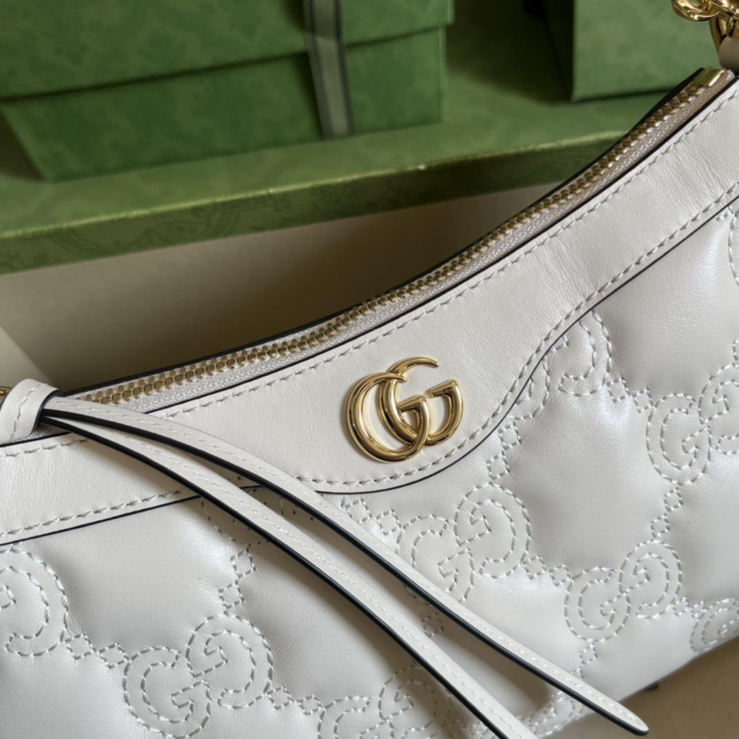 Gucci GG Matelassé Handbag(25-15-8cm) - FashionPlug
