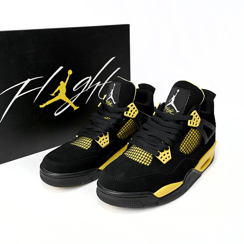 Air Jordan 4 Thunder Sneaker      DH6927-017  - FashionPlug