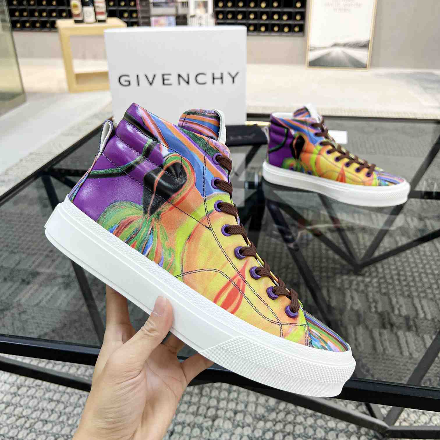 Givenchy City High Top Sneaker - FashionPlug