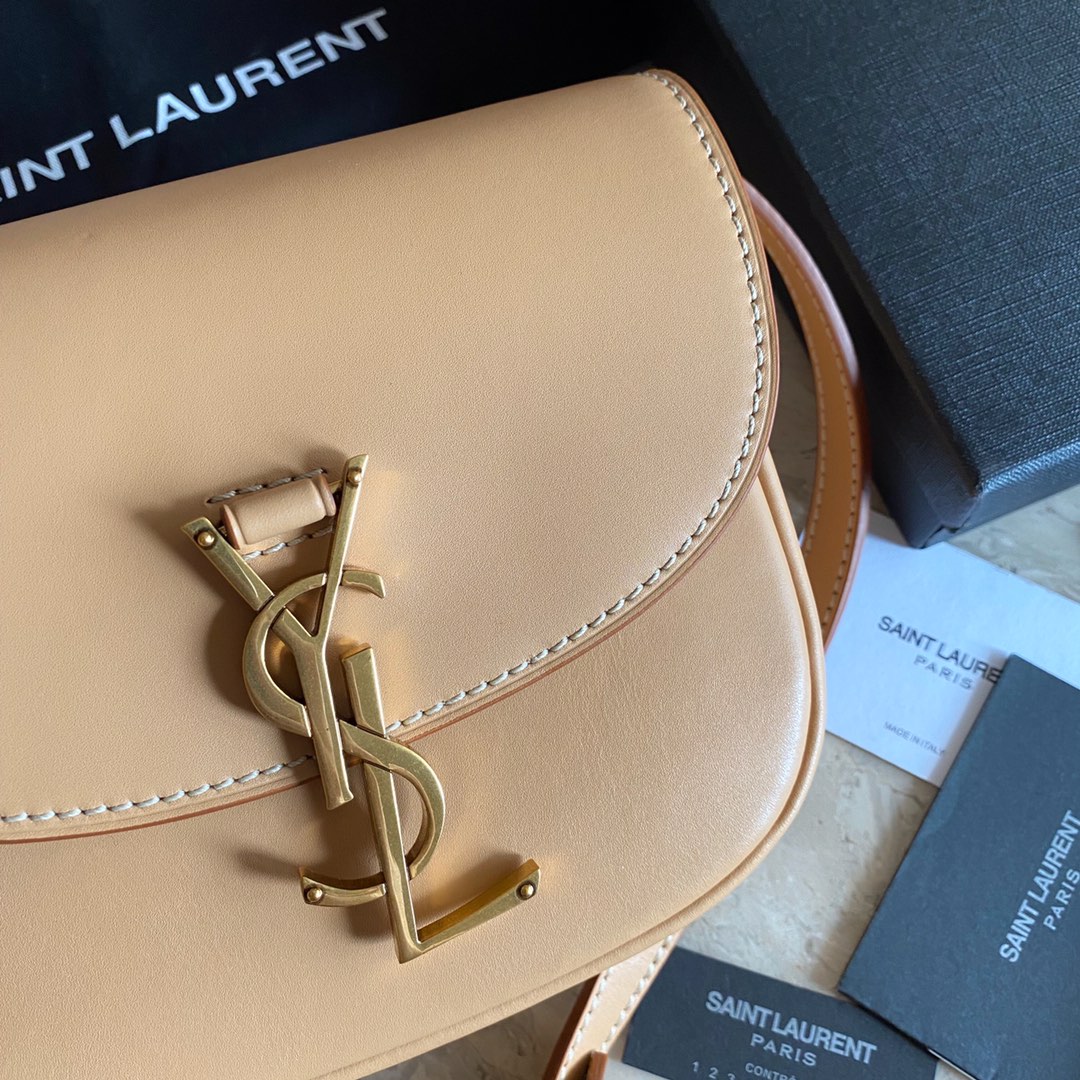 Saint Laurent Kaia Small Satchel In Smooth Vintage Leather - FashionPlug
