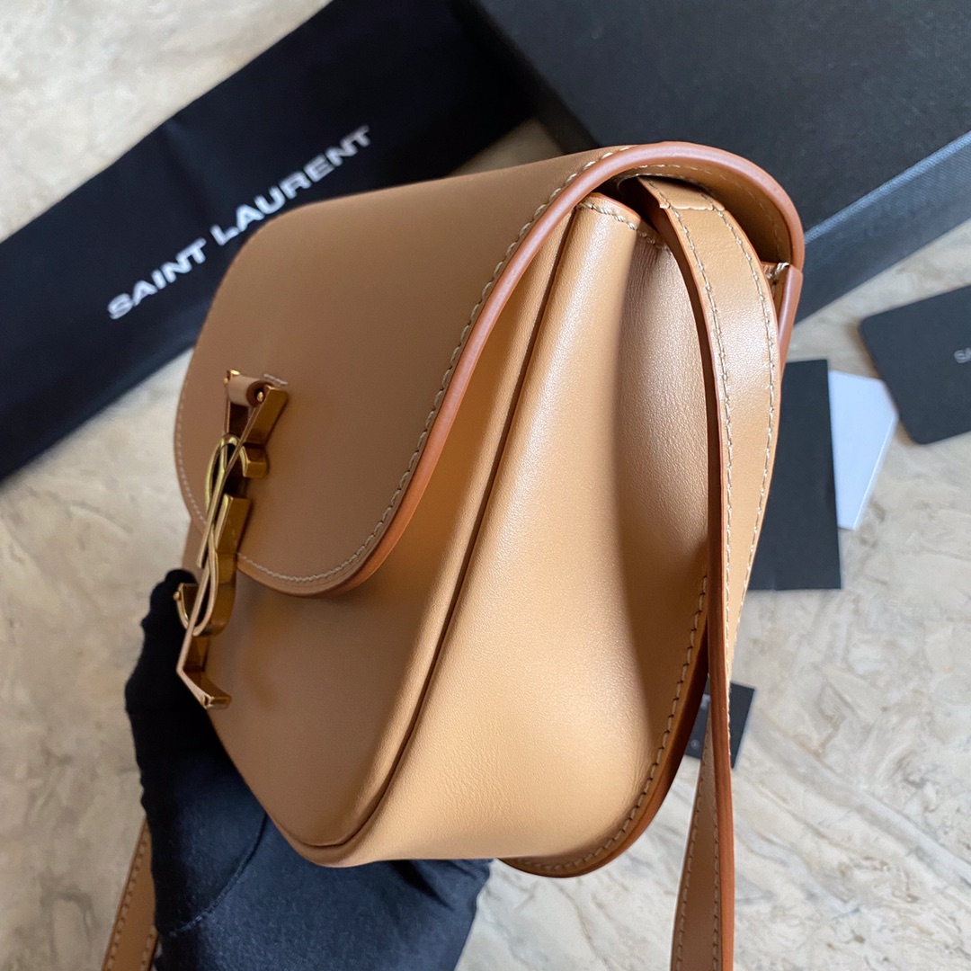 Saint Laurent Kaia Small Satchel In Smooth Vintage Leather - FashionPlug