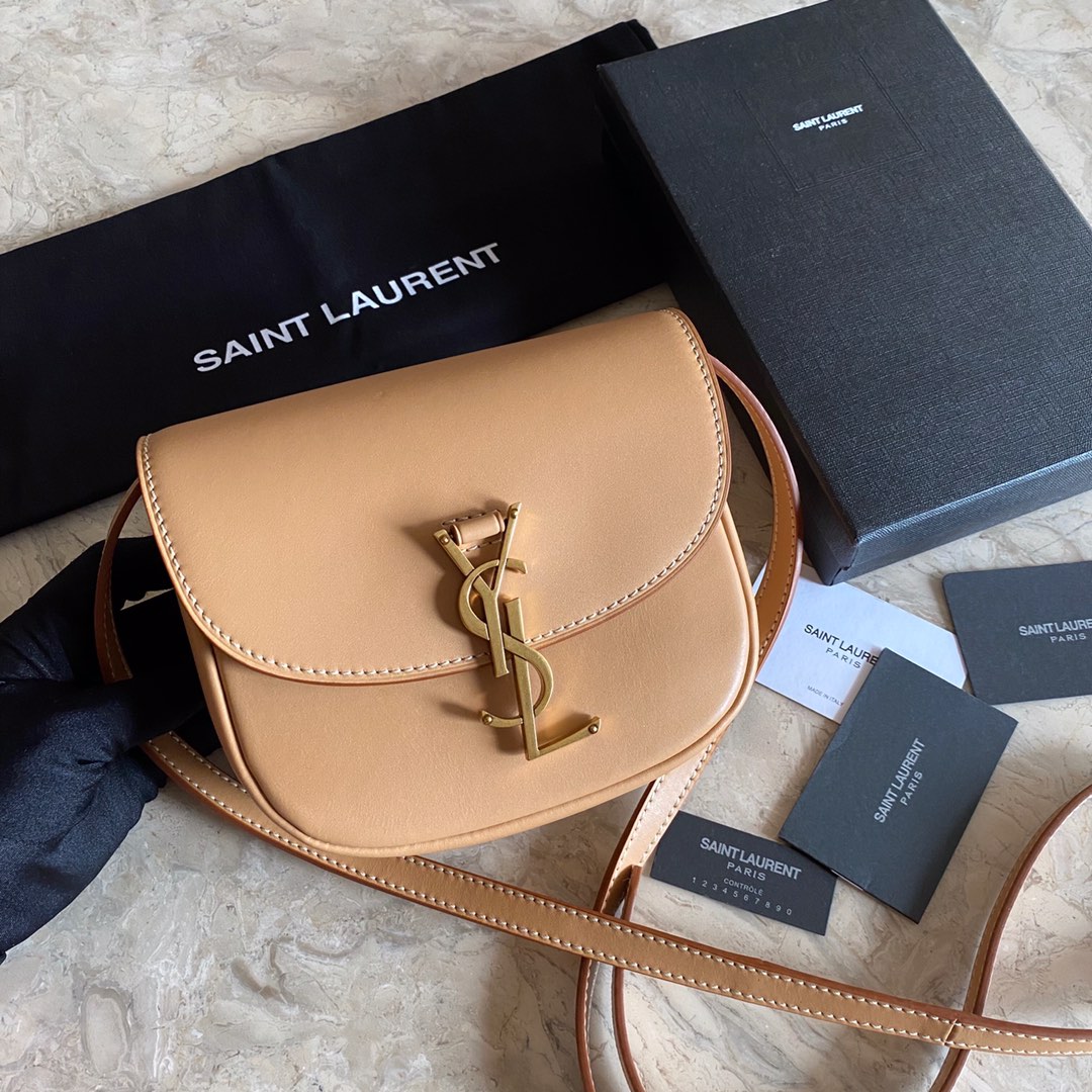 Saint Laurent Kaia Small Satchel In Smooth Vintage Leather - FashionPlug