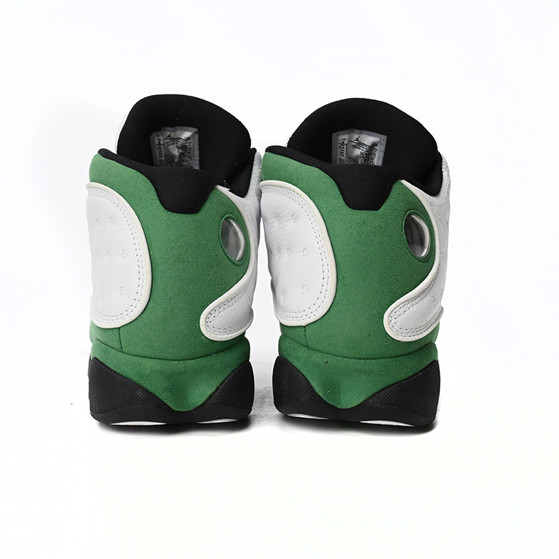 Air Jordan 13 Retro White Green Sneakers      DB6536-113 - FashionPlug