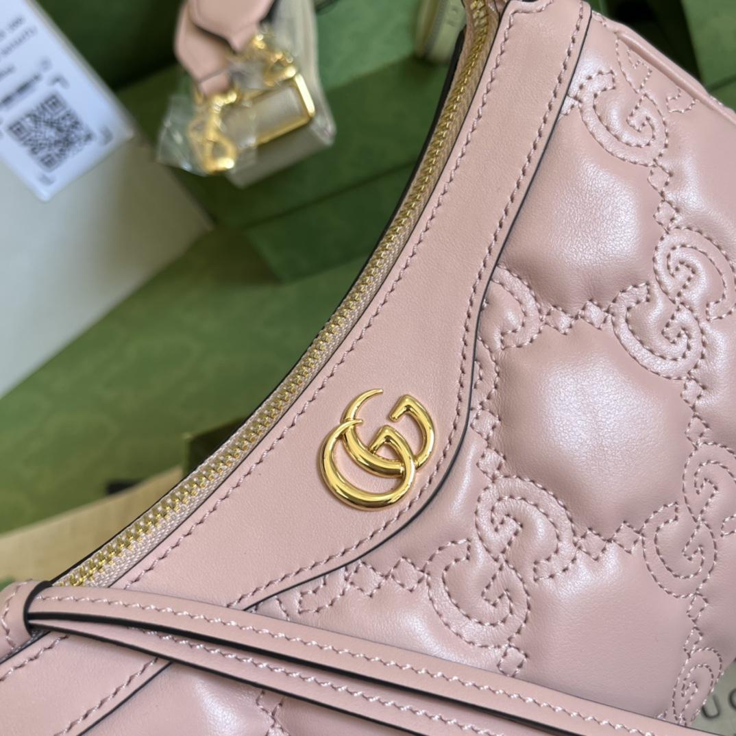 Gucci GG Matelassé Handbag(25-15-8cm) - FashionPlug