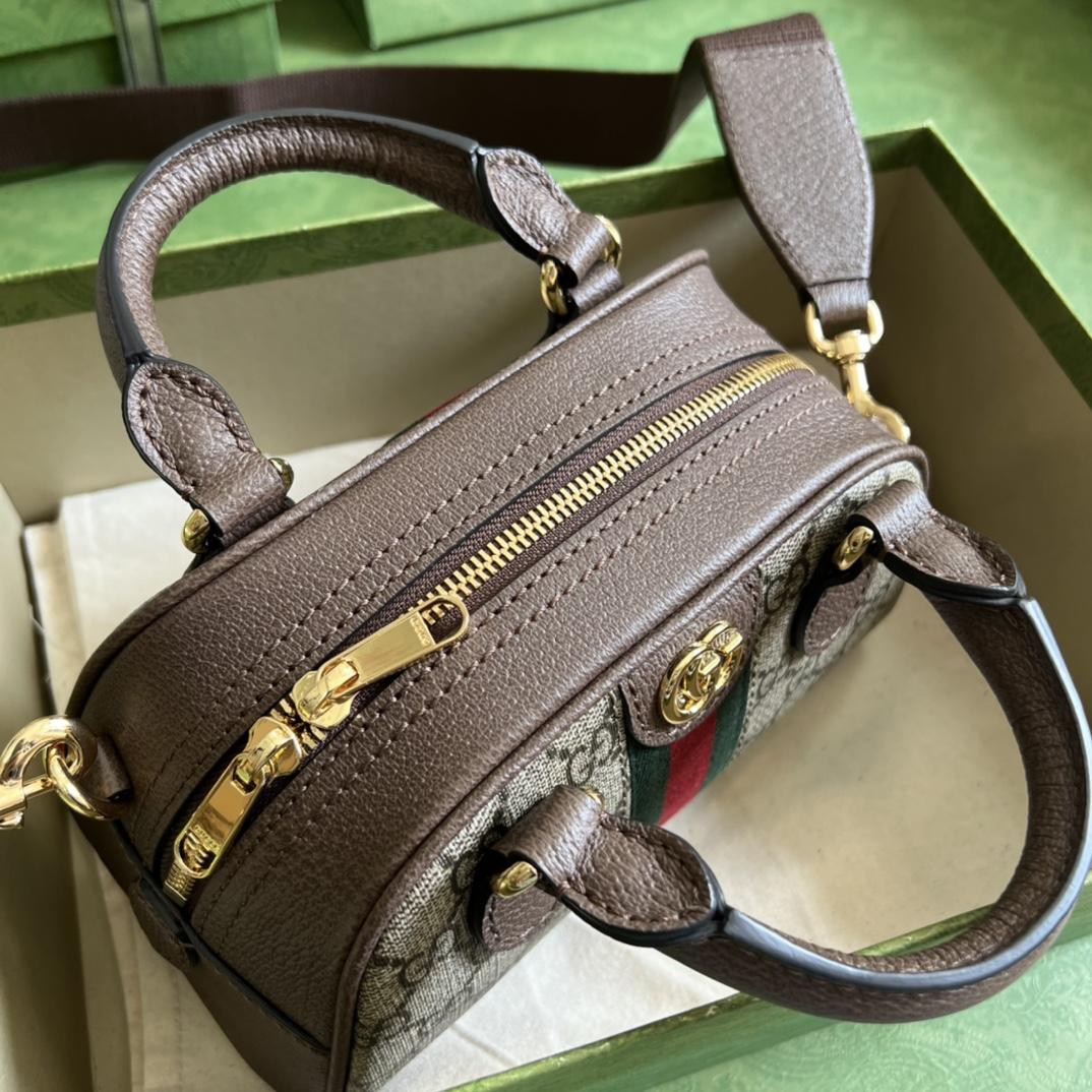Gucci Ophidia GG Mini Top Handle Bag(21-12-10cm) - FashionPlug