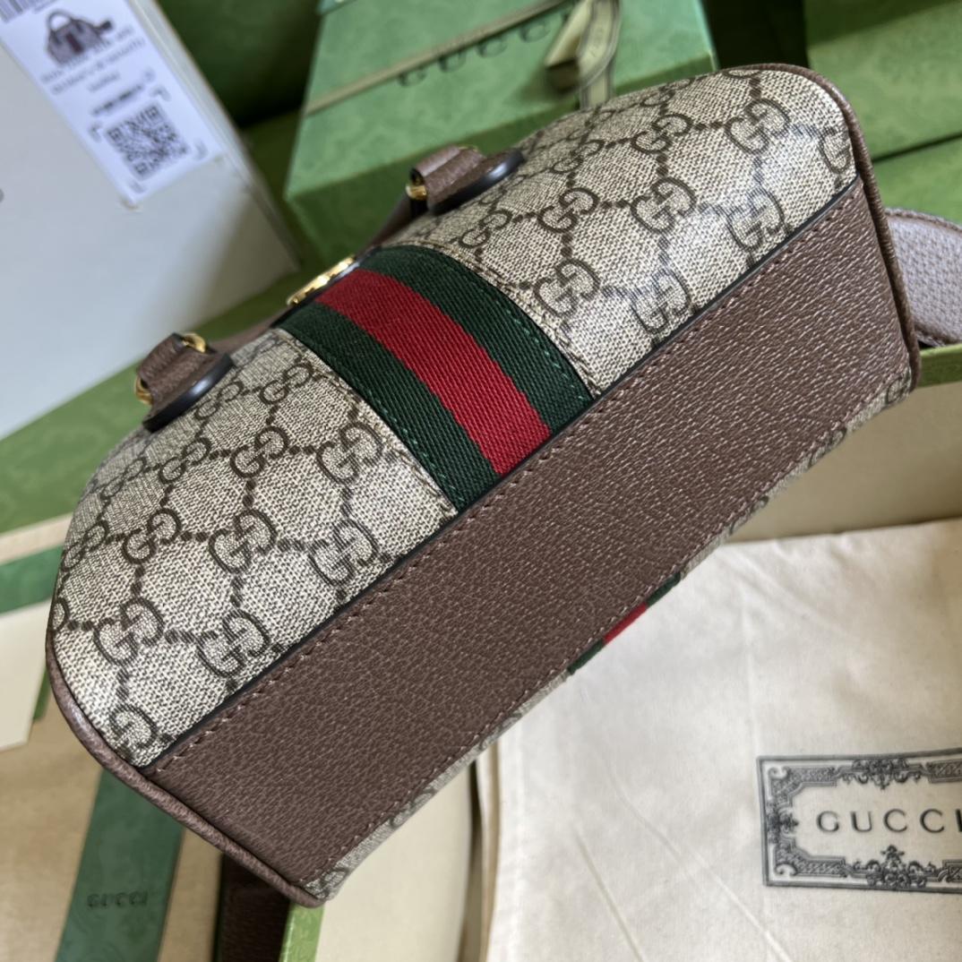 Gucci Ophidia GG Mini Top Handle Bag(21-12-10cm) - FashionPlug