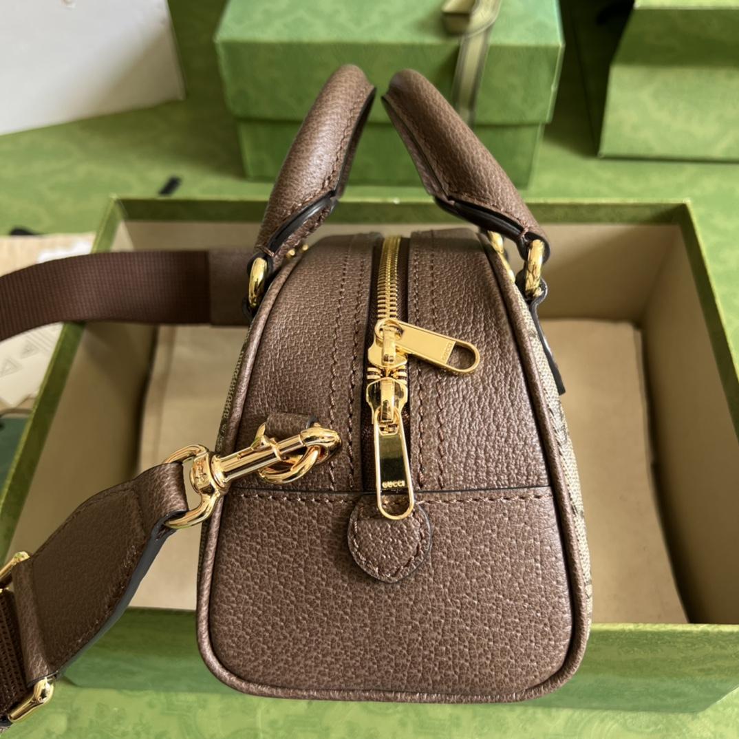 Gucci Ophidia GG Mini Top Handle Bag(21-12-10cm) - FashionPlug